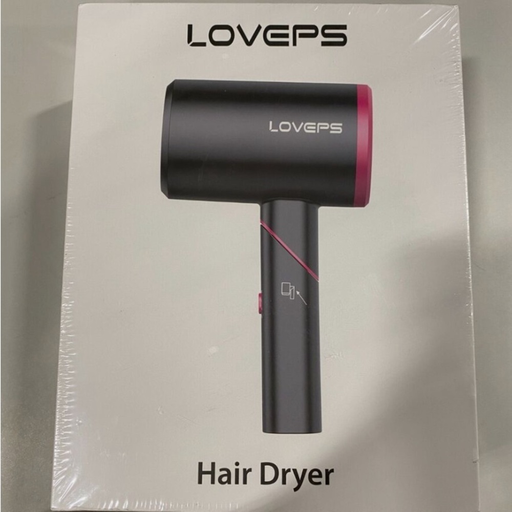 Loveps Hair Dryer D091 Foldable Handle 1400-1875W Corded Electric